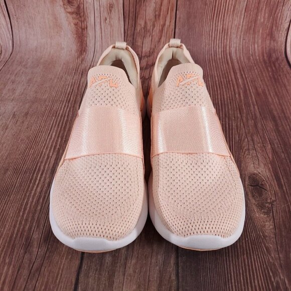 APL Athletic Propulsion Labs Womens Sz 8 Techloom Bliss Pink Knit Slip On Shoes - Picture 4 of 14